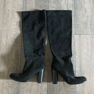 Sam Edelman Knee High Black Heel Boots